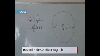 Salyanlı məktəbli yeni riyazi düstur kəşf edib