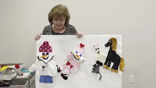 Felt Board Lady Storytelling: "Valentina the Snowlady" #kidstory #valentinesday #storytelling