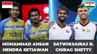 THE DADDIES! M.Ahsan/Hendra Setiawan (INA) vs Satwiksairaj R./C.Shetty (IND) | Badminton Highlight