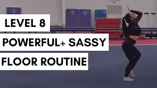 Powerful + Sassy Gymnastics Floor Routine | Taylor Krippner