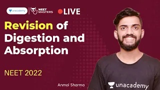 Revision of Digestion and Absorption | NEET 2022 | Anmol Sharma | NEET Masters