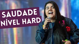 Yasmin Santos canta "Saudade Nível Hard" no Faustão