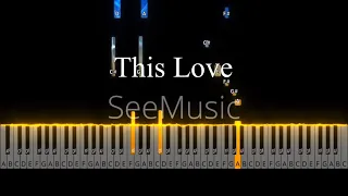 This Love - Davichi | Easy Piano Tutorial by Andre Panggabean