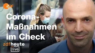 Was bringen Beherbergungsverbot und Co.? Check mit Virologe Schmidt-Chanasit│ ZDFheute live