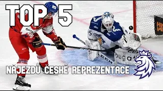 TOP 5 NÁJEZDŮ ČESKÉ REPREZENTACE