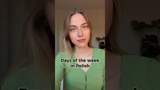 Can you name the days of the week in Polish? 🇵🇱#shorts #polish