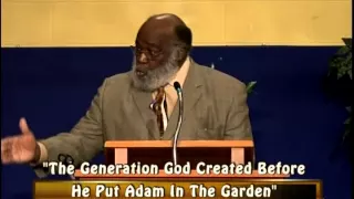 The Generation God Created Before He Put Adam In The Garden