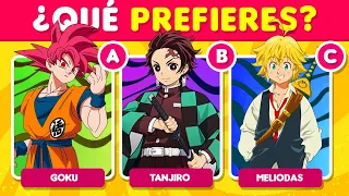 What do you prefer? 🤔 ANIME VERSION 🍥🐲 anime trivia | SO anime