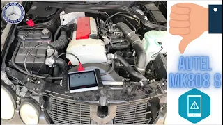 Mercedes CLK W208 Port diagnosis Location , Autel mk808 s it doesn't log in with this type of car 4K