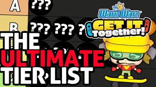 The ULTIMATE Warioware: Get It Together Tier List (September 2021)