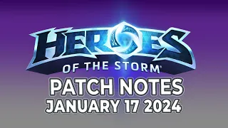 HOTS Balance Patch - Blizzard starts 2024 with a BANG, Lets dive in