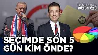 ERDOĞAN İMAMOĞLU’NUN CUMHURBAŞKANI OLMASININ ÖNÜNÜ ALMAK İÇİN ASILIYOR! SEÇİMDE SON 5 GÜN KİM ÖNDE?