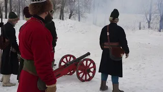 Стрельба из пушки Соколик  Кузнецкий острог, г. Новокузнецк