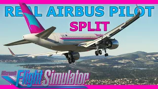 The Challenging Split Approach! With a Real Airbus Pilot & ORBX Preview MSFS A32NX