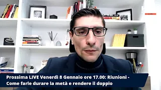 [LIVE] Perché Procrastiniamo e come smettere di farlo.