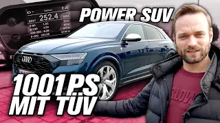 1001 PS im SUV mit TÜV! ZEITEN MESSEN im MTM Audi RSQ8