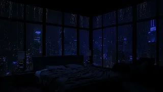 City Rain Symphony - Quietly Relaxing Rain Sounds (No Light) for Calm and Relaxation 🌦️