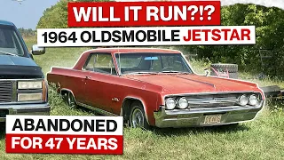 Barn Find 1964 Oldsmobile JetStar! Rotting Away for 47 Years! Will It Run?!?