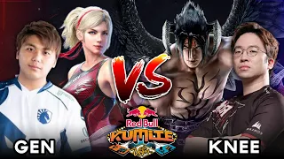 Tekken 7 Redbull Kumite POOL A| Knee(DevilJin/ Steve) VS GEN(Lidia/ Fahkumram)!!!