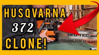 Neotec NH872 Unboxing,  Assembly  and First Run. Husqvarna 372xp Clone Chainsaw