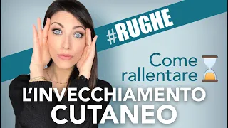 Come rallentare l’invecchiamento cutaneo⏳ Oggi parliamo delle Rughe