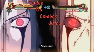 Naruto Ultimate Ninja Storm Revolution-Todos os Combos Jutsu