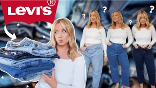 i tried on LEVI's new plus size jeans so you don't have to (i'm lowkey shook...)