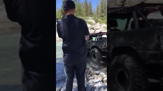 Toyota 4Runner deep river crossing 7/1/2017 Fordyce
