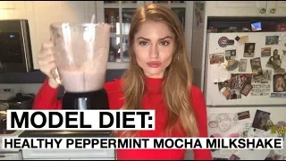 MODEL DIET: HEALTHY PEPPERMINT MOCHA MILKSHAKE