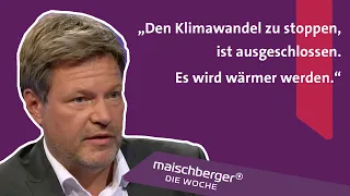 Robert Habeck über Wahlen, Klimakrise und Impfpflicht | maischberger. die woche