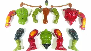 Assemble toys ~ Hulk Buster, Hulk smash Vs siren head Avengers superhero toys