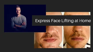 Express face lifting 🤩 Gesichtsmassage 💆‍♂️ подтягивающий массаж лица 🔥