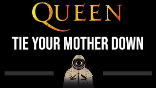 Queen • Tie Your Mother Down (CC) (Upgraded Video) 🎤 [Karaoke] [Instrumental Lyrics]
