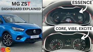 🔎MG ZST Dashboard Function Explained -- ZST Core, Vibe, Excite, Essence -- Detailed Guide Tutorial