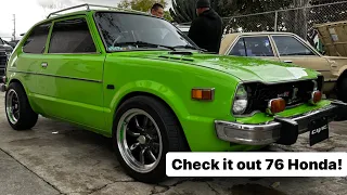 Checked out a subscribers 1976 honda civic cvcc