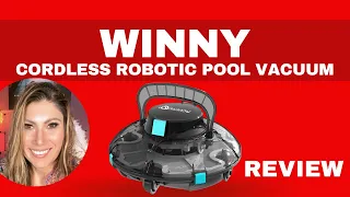 WINNY POOL CLEANER Cordless Robotic Pool Vacuum REVIEW