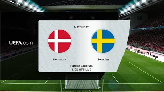 Denmark vs Sweden | Parken Stadium | International Friendly | PES 2021