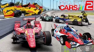 Project CARS 2 Indycar Crash and Fail Compilation