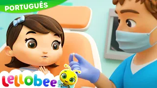 Desenho animado | Dentinho mole, indo ao dentista! | Música infantil | ABCs 123s | Lellobee