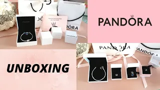 Pandora Unboxing | DEMONSTRATION OF BRACELET AND COMPLETE CHARMS 💜