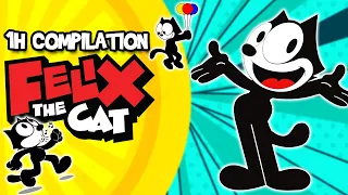 FELIX THE CAT  - 1 HOUR Compilation - CARTOONS FOR CHILDREN!