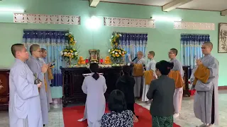 Lễ cúng hương linh Hoàng Thị Quyên tại Ni Viện Thái Hoà 6/03/2021