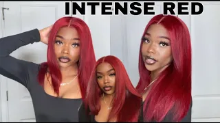 RED HAIR TUTORIAL | QUICK INSTALL | FT YOLISSA HAIR