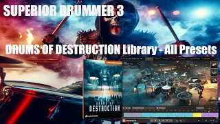 Toontrack Superior Drummer 3 - Drums of Destruction SDX - All Presets