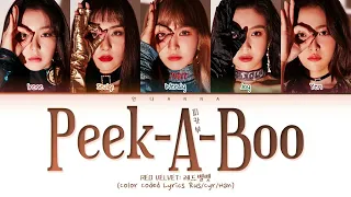 Red Velvet Peek-A-Boo (Перевод на русский) (Color Coded Lyrics)