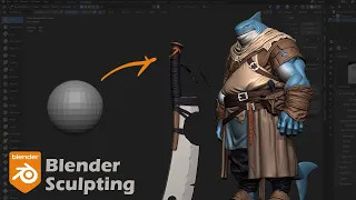 Sculpting a Creature in Blender Tutorial: Stylized Character Workflow for Beginners(Timelapse)