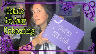 Gothic Getaway Unboxing! Spooky Box Club
