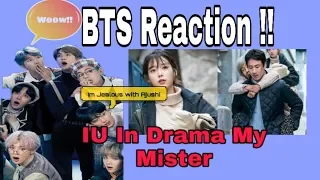 Reaction BTS mendengar OST My mister melihat acting IU