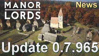 Manor Lords Update: Version 0.7.965 for Beta Testing