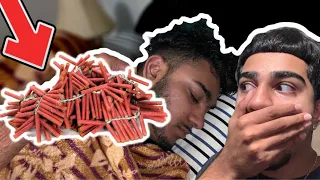 EXTREME 4TH OF JULY FIRECRACKER PRANK ON MY COUSIN💥😱!! (GONE WRONG)